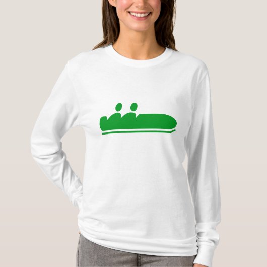 Bobsled - Grass Green T-shirt (Voorkant)