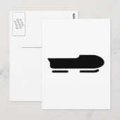 Bobsled logo briefkaart (Voorkant / Achterkant)