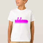 Bobsled - Magenta T-shirt (Voorkant)