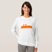 Bobsled - Sinaasappel T-shirt (Voorkant volledig)