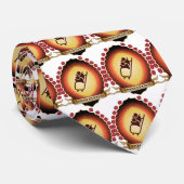 Bobsledding Mandorla Stropdas (Opgerold)