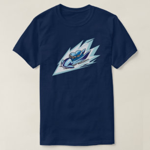 Bobslee Anime Style Illustratie Winterspelen T-shirt