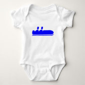 Bobslee - Blauw Romper (Voorkant)