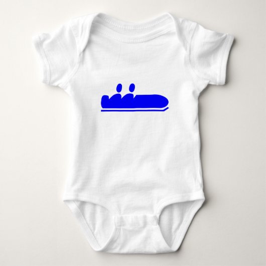 Bobslee - Blauw Romper (Voorkant)