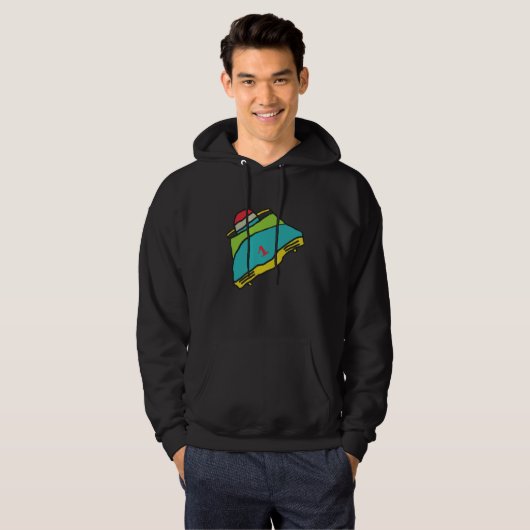Bobsleeën Hoodie (Voorkant volledig)