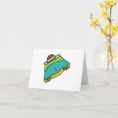 Bobsleeën Kaart (Gele Bloem)