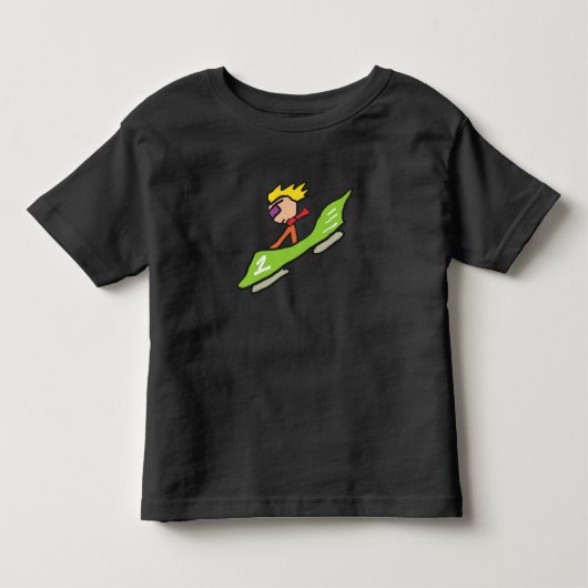 Bobsleeën Kinder Shirts (Voorkant)