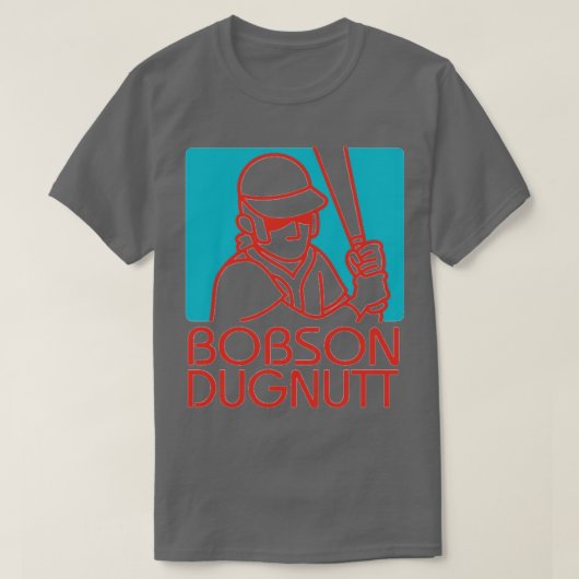Bobson Dugnutt Japans honkbal videospel T-shirt (Design voorkant)