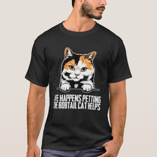 Bobtail Bobtail kat Bobtail kitten 1 T-shirt (Voorkant)