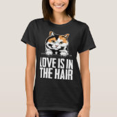 Bobtail Bobtail kat Bobtail moeder T-shirt (Voorkant)