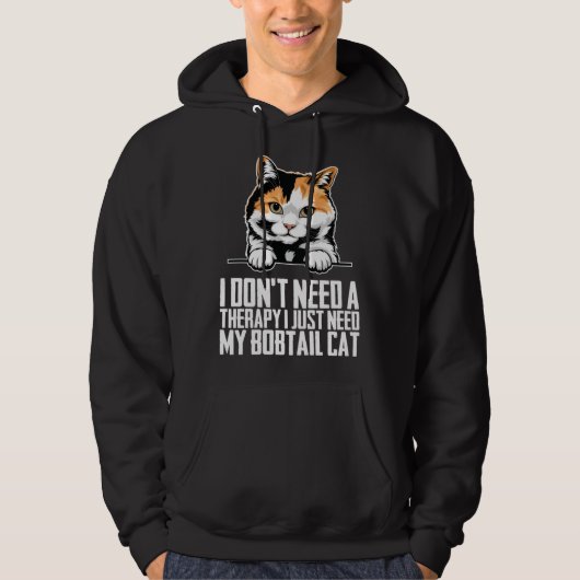 Bobtail cat Bobtail Bobtail kitten Hoodie (Voorkant)