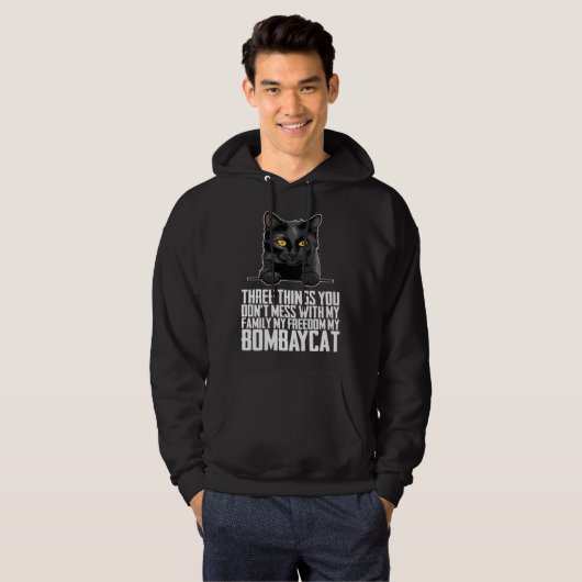 Bobtail dadbobtail  Bobtail kitten Hoodie (Voorkant volledig)