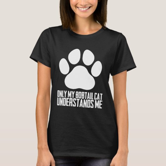Bobtail kat Bobtail Bobtail kitten 4 T-shirt (Voorkant)