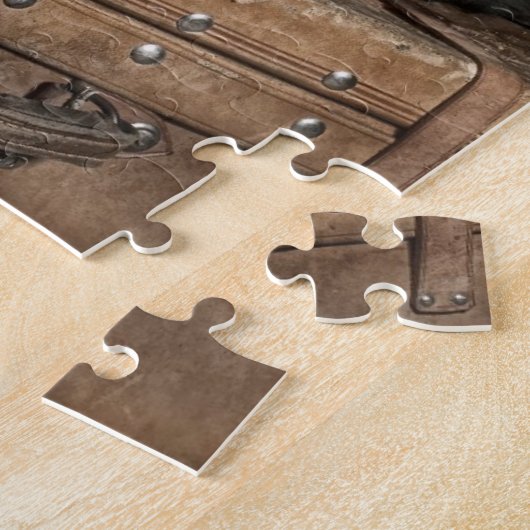 Bobtail puppy portret in studio legpuzzel (Zijkant)