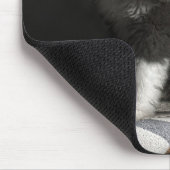 Bobtail puppy portret in studio muismat (Hoek)