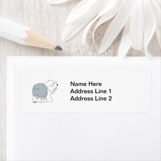 Bobtail Sheepdog Etiket (Insitu)