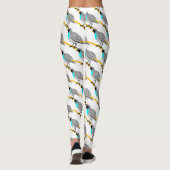 Bobwhite Blue-throated Quail Thunder_Cove Leggings (Achterkant)