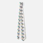 Bobwhite Blue-throated Quail Thunder_Cove Stropdas (Achterkant)