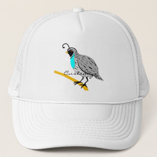 Bobwhite Blue-throated Quail Thunder_Cove Trucker Pet (Voorkant)