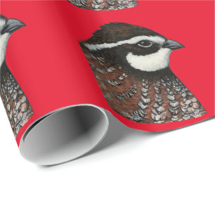 Bobwhite Kwartalkop Cadeaupapier