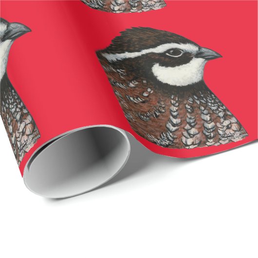 Bobwhite Kwartalkop Cadeaupapier (Rol Hoek)