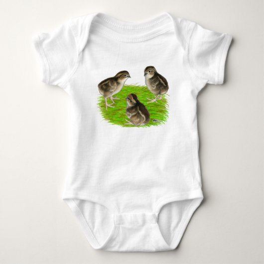 Bobwhite Kwartel Kuikens Romper (Voorkant)