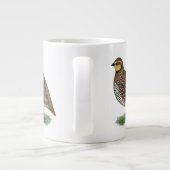 Bobwhite Kwartelhoen Grote Koffiekop (Achterkant)