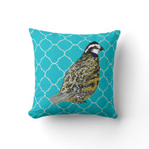 Bobwhite met Blauwgroen en Oranje quatrefoliën