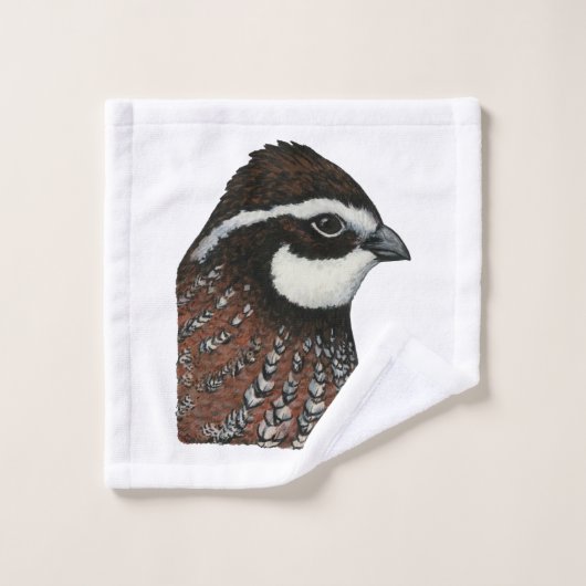 Bobwhite Quail Bad Handdoek (Wasdoekje)