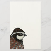 Bobwhite Quail Briefpapier (Voorkant)