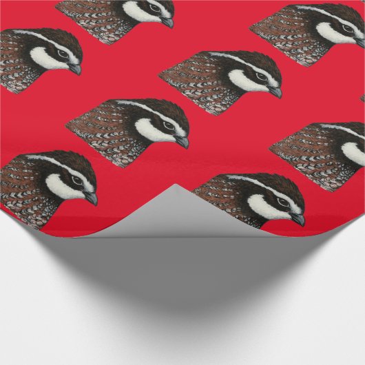 Bobwhite Quail Cadeaupapier (Hoek)