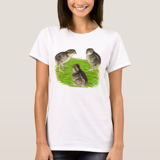 Bobwhite Quail Chicken T-shirt (Voorkant)