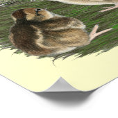 Bobwhite Quail familie Poster (Hoek)