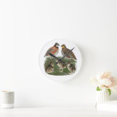 Bobwhite Quail familie Ronde Klok (Huis)