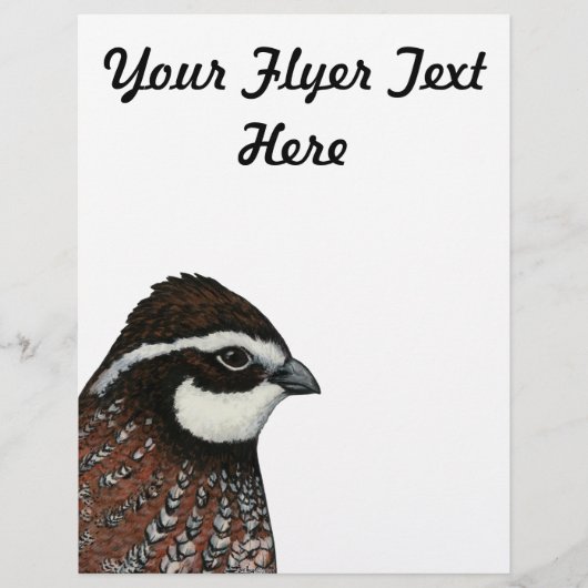 Bobwhite Quail Flyer (Voorkant)