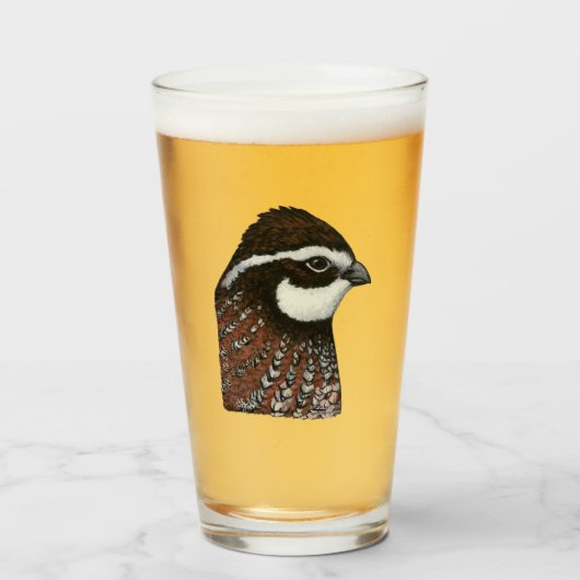 Bobwhite Quail Glas (Voorkant gevuld)