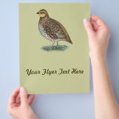 Bobwhite Quail Hen Flyer (Hand)