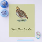 Bobwhite Quail Hen Flyer (Enkel)