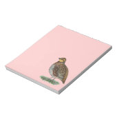 Bobwhite Quail Hen Notitieblok (Linkerzijde)