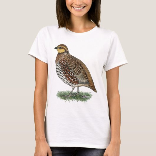 Bobwhite Quail Hen T-shirt (Voorkant)