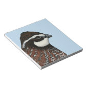 Bobwhite Quail Notitieblok (Schuin)
