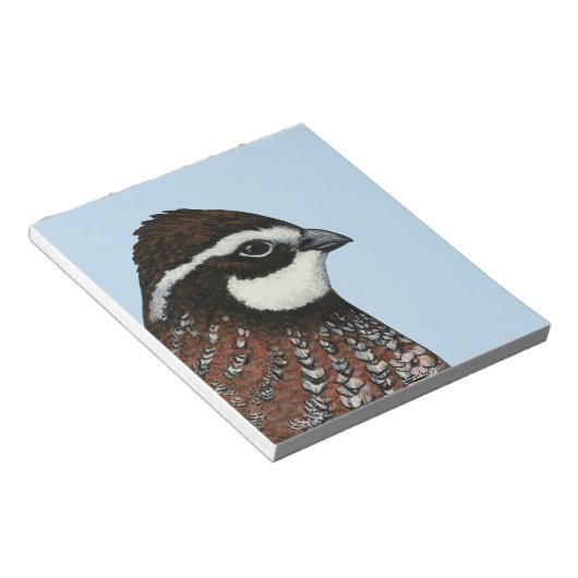 Bobwhite Quail Notitieblok (Schuin)