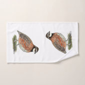 Bobwhite Quail Rooster Bad Handdoek (Handdoek)