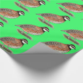 Bobwhite Quail Rooster Cadeaupapier (Hoek)