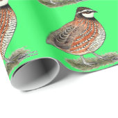 Bobwhite Quail Rooster Cadeaupapier (Rol Hoek)