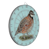 Bobwhite Quail Rooster Dartbord (Voorkant Links)