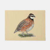 Bobwhite Quail Rooster Deurmat (Voorkant)