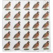Bobwhite Quail Rooster Douchegordijn (Voorkant)