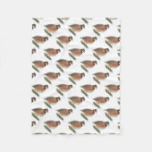 Bobwhite Quail Rooster Fleece Deken (Voorkant)