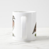 Bobwhite Quail Rooster Grote Koffiekop (Achterkant)